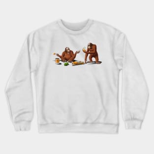 Orange Man Crewneck Sweatshirt